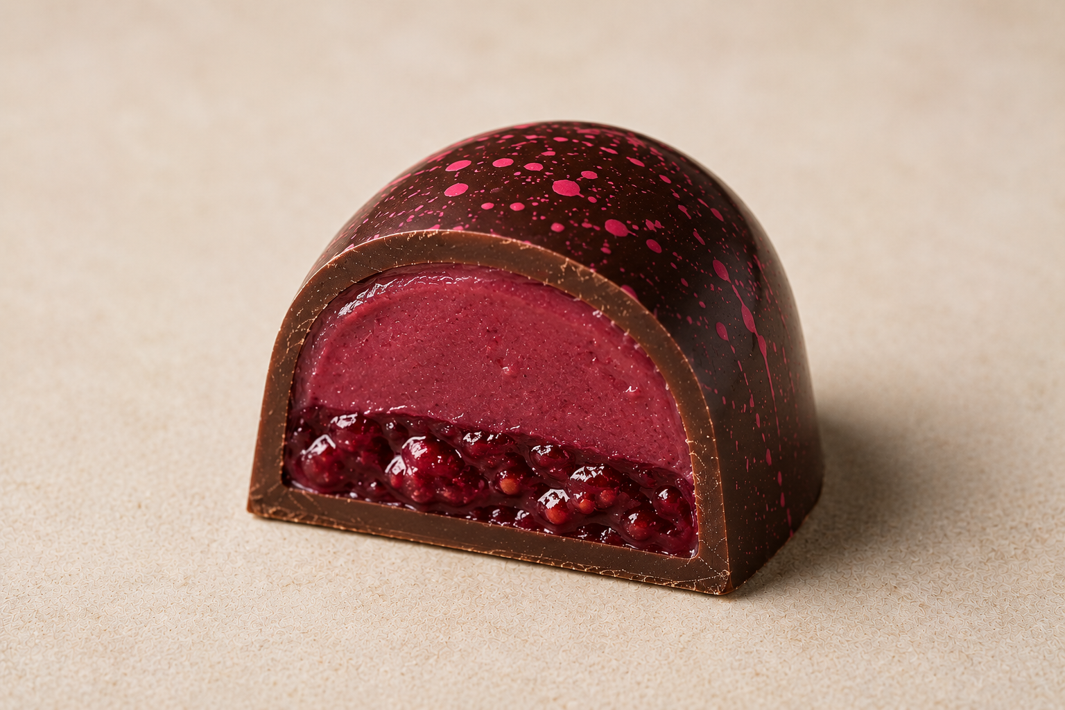 Framboos bonbon van Karivé