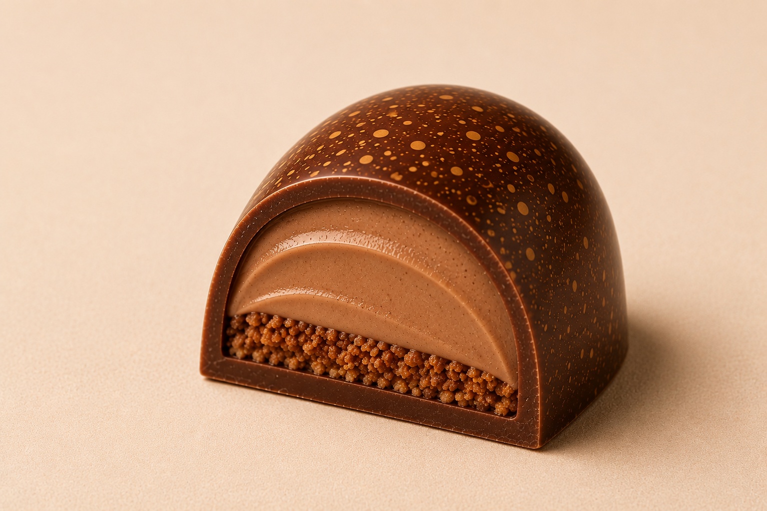 Hazelnoot bonbon van Karivé